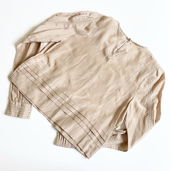 H&M Conscious Collection Beige Top - Picture 2 of 4